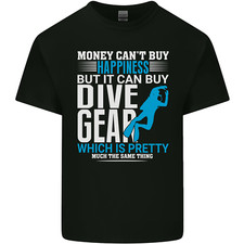 Scuba Tauchen Lustig Glück Tauch Gear Diver Herren Baumwolle T-Shirt