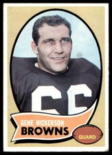 1970 Topps #233 Gene Hickerson Cleveland Browns VG-VGEX crease