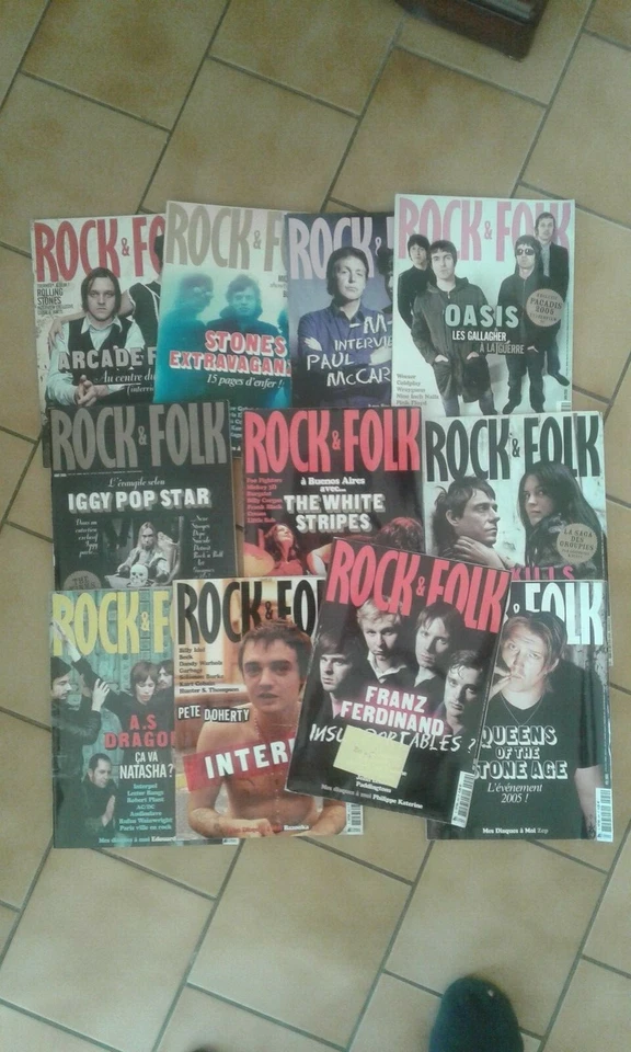 Lot 11 rock and folk année 2005 - Photo 1/1