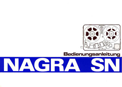 1 x Nagra SN & SNS Bedienungsanleitung ! ON ONE CD ! TOP ! RAR ! DE !