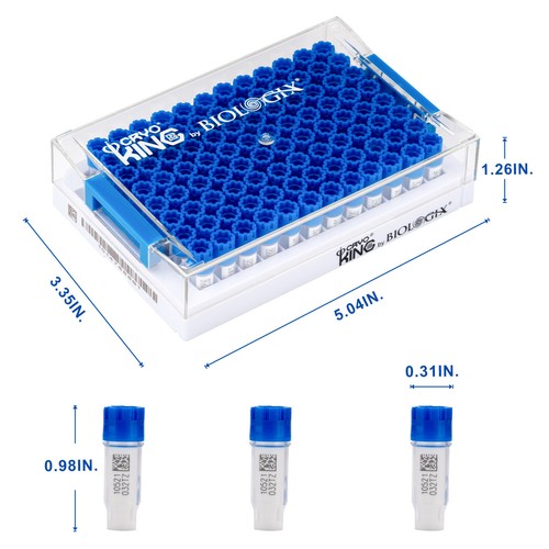 Frascos criogénicos estándar Biologix SBS rosca externa 0,4 ml, 96 pozos - Imagen 18 de 28