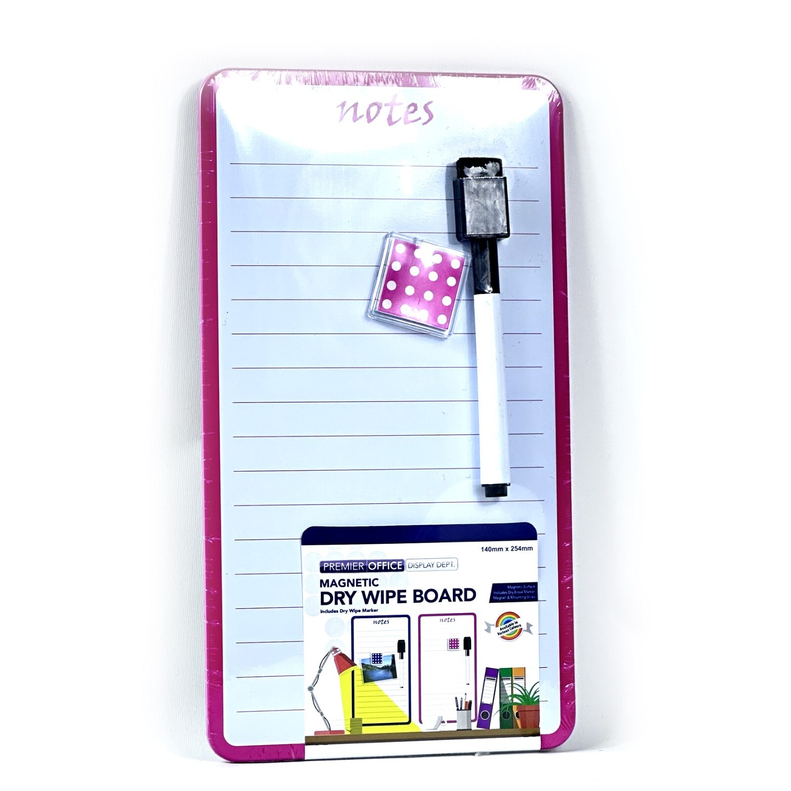 Dry Wipe Board Fridge Notice Board Message With Marker and