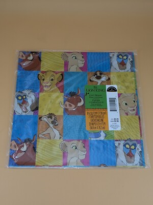 Lion King Hallmark Expressions Birthday Wrapping Paper Vintage Gift Wrap Disney