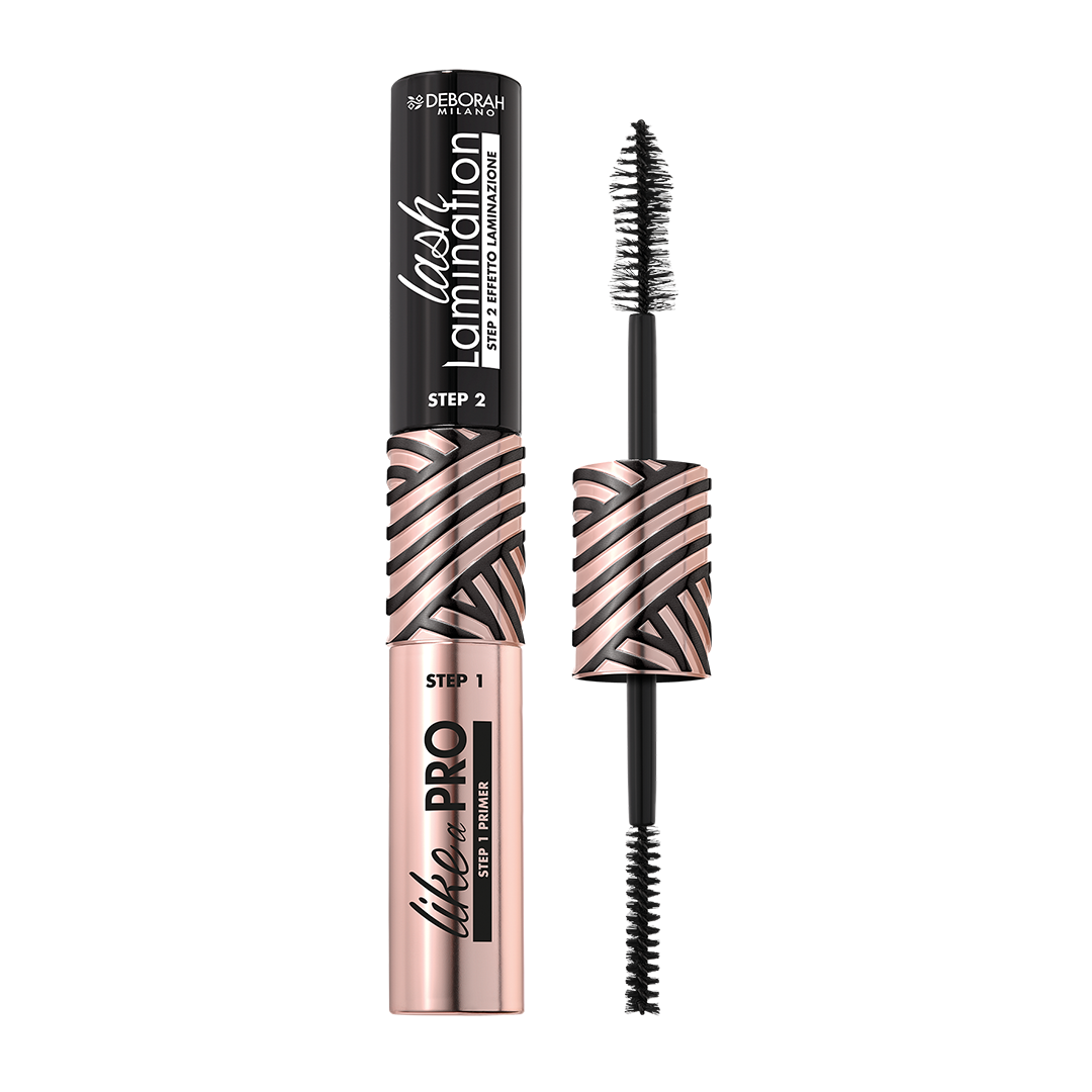 DEBORAH MILANO MASCARA LIKE A PRO LASH LAMINATION NERO DUE STEP 2 x 7,5ml