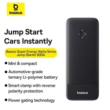 Baseus Super Energy Alpha Jump Starter 600A Automotive-Grade Compact Lightweight