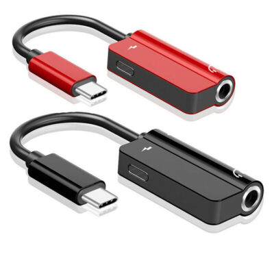 1pc USB C Type C To 3.5mm Audio Aux Headphone Jack Cable Adapter Fits Android