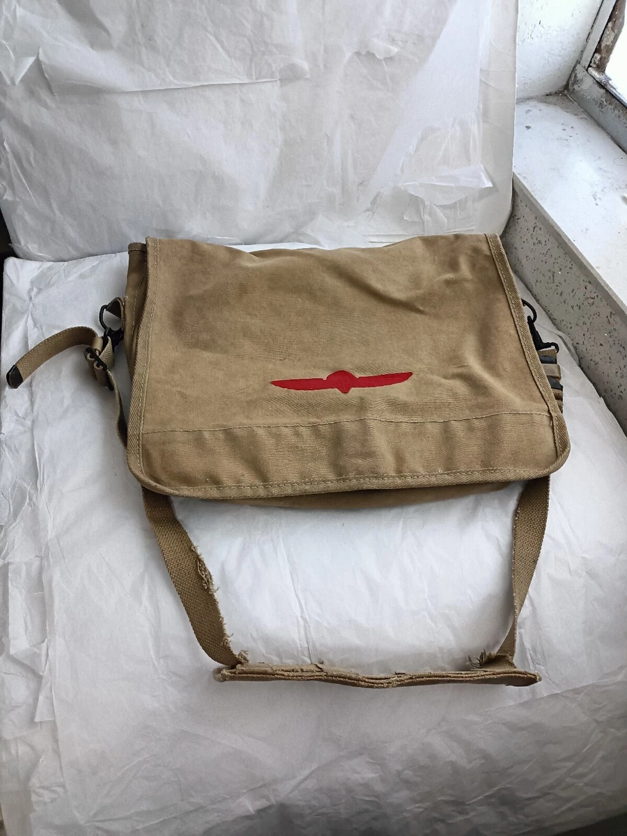 Sac Bandoulière Messager Banana Republic En Toile - Grand Modèle Week-end - Occasion