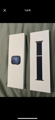 Apple Watch Series 9 45mm Aluminum Case with Sport Band - Midnight, M/L (GPS...