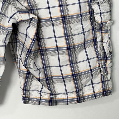 Urban Pipeline Shorts Mens 32 Plaid Cargo Baggy Utility Skater Grunge Street - Picture 9 of 10