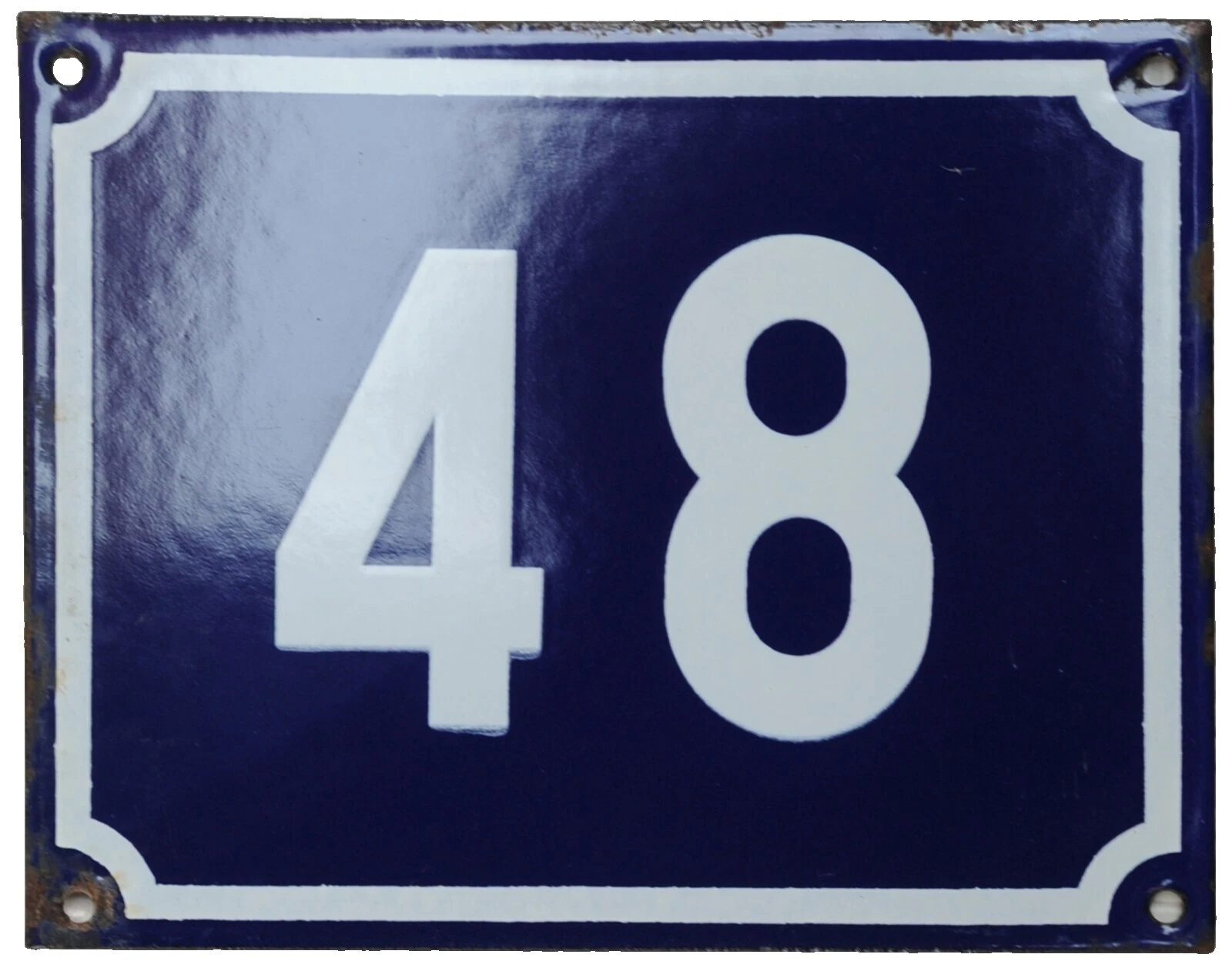 Esmalte Retângulo Francês Placas e Letreiros Decorativos para Casa