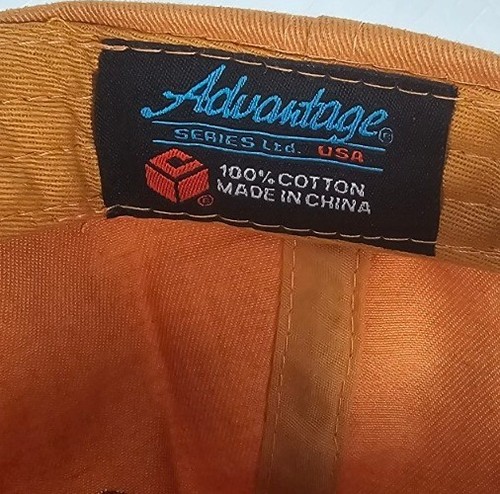 Advantage Hahn Booster PF Baseballkappe Mütze Herren orange gebogene Krempe verstellbar - Bild 6 von 6
