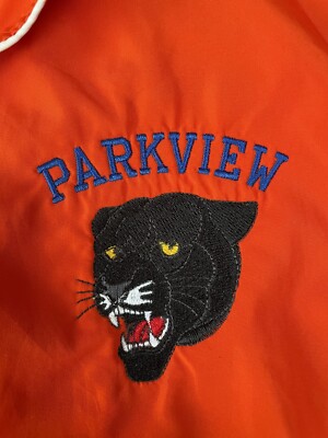 Orange Parkview Tiger Bomber Jacket Large Augusta Sportswear