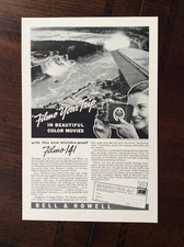 1938 vintage original ad Bell  Howell Filmo 141 Home Movie Camera
