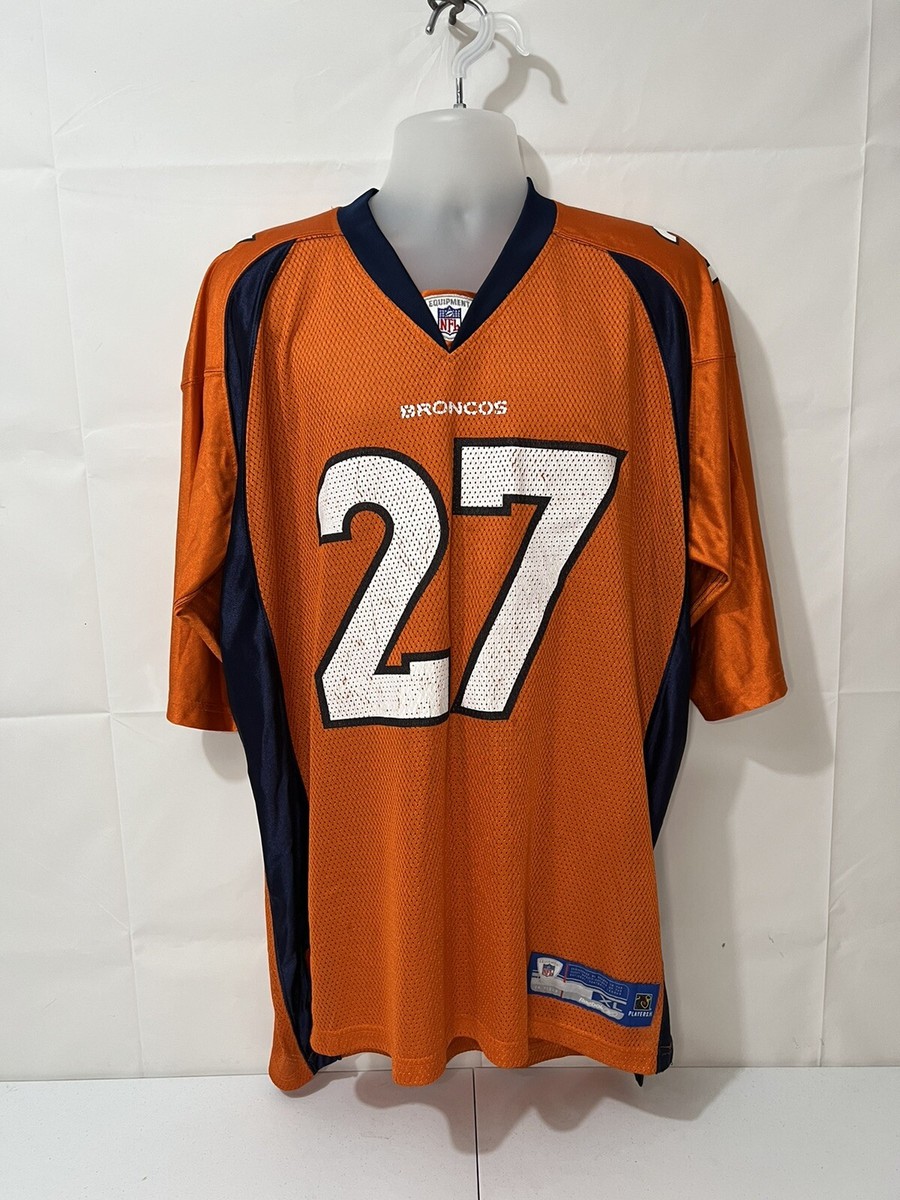 Mens Reebok NFL Denver Broncos Knowshon Moreno #27 Orange XL