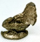 Set of 8 pewter miniatures. a bull,gecko,seal,kangaroo,hippo,giraff,camel&turkey — photo 5
