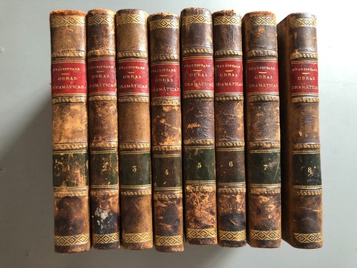 Obras dramaticas de Guillermo Shakespeare - 8 vol. - Trad. Macpherson - 1911