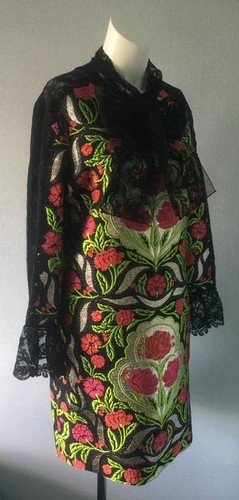 Gucci Metallic Floral Brocade Dress (RRP £5,000) - Picture 7 of 12
