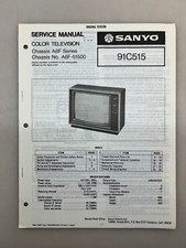 Sanyo 91C515 Original Service Manual Free Shipping
