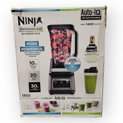 Ninja BN751 Professional Plus Blender DUO with Auto-iQ, 1400 Watts