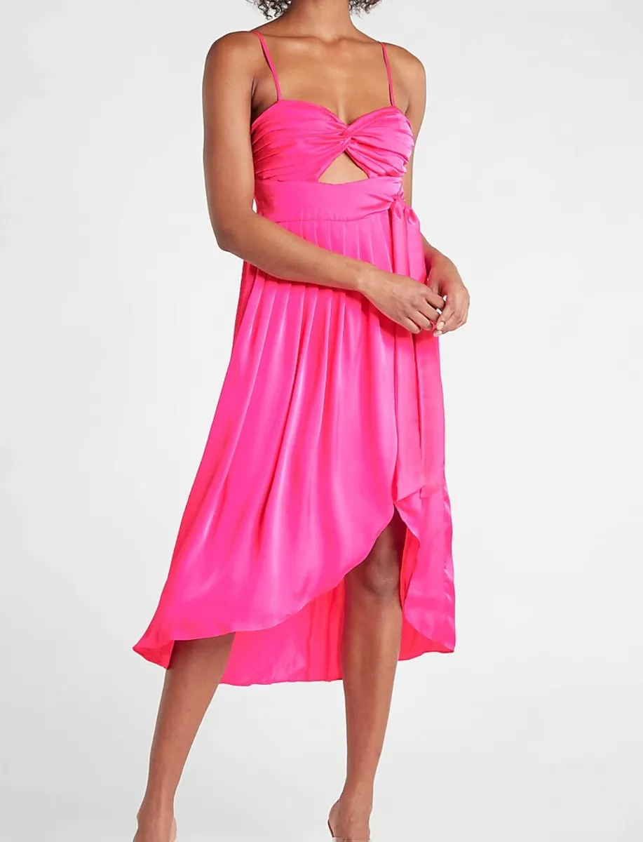 Pink express dress cheap