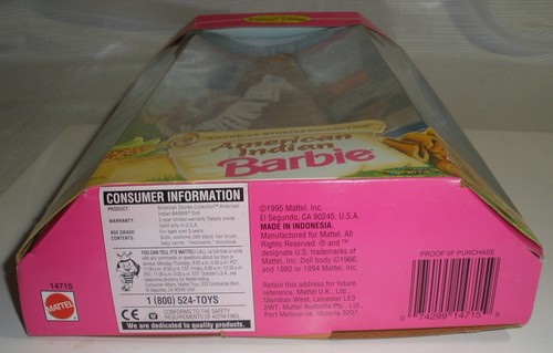 American Indian Barbie 14715 new in box American Stories collection - Picture 3 of 7