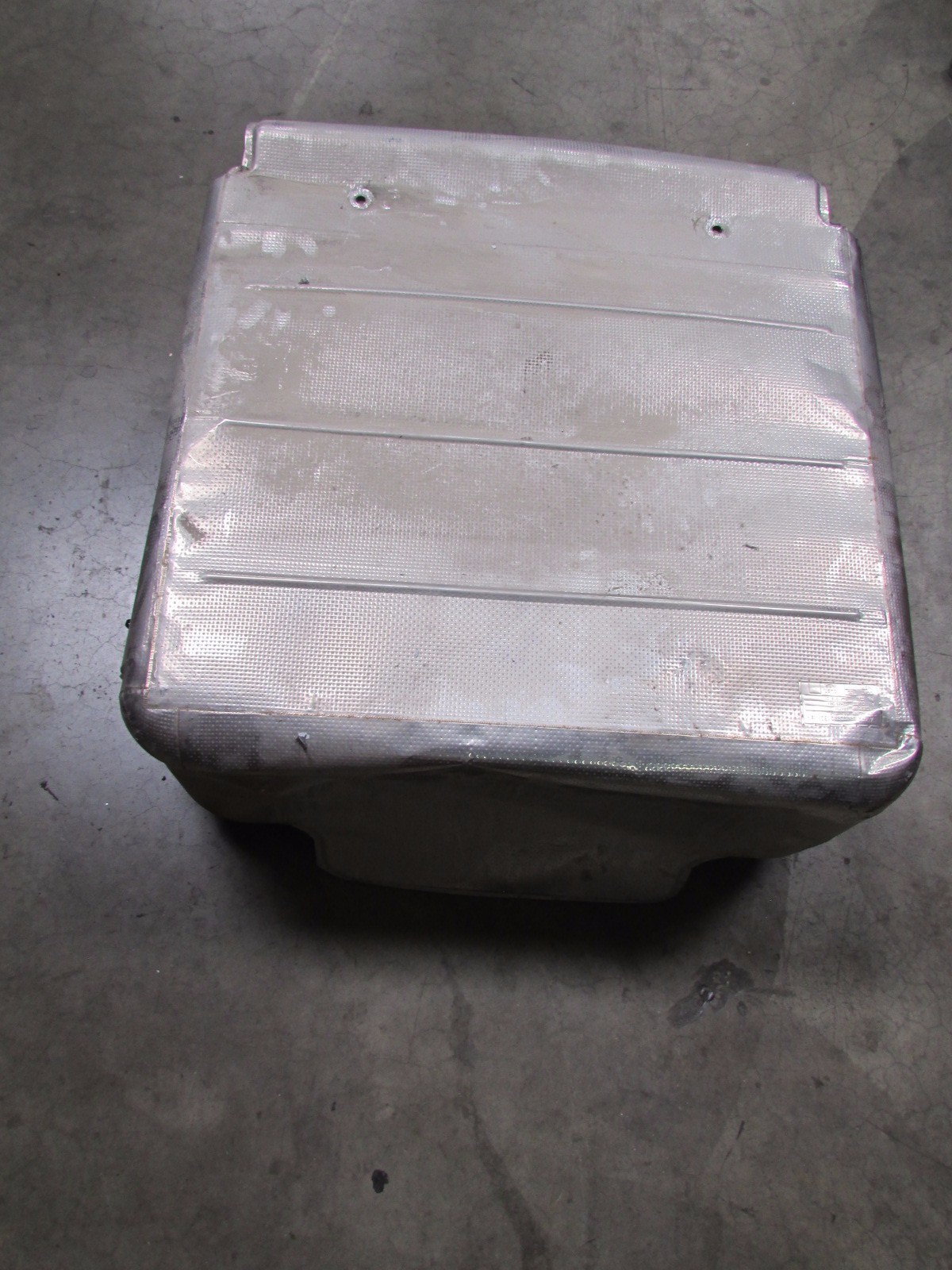 Lamborghini Murcielago, Rear Muffler Heat Shield, Dented, Used, P/N 07M251384