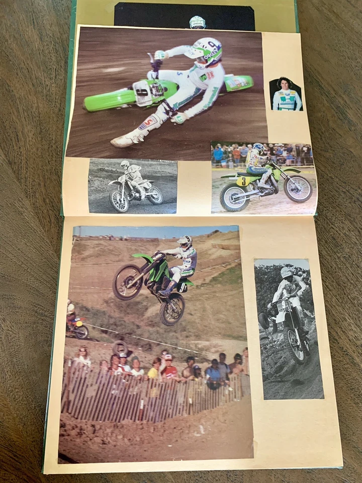 Vintage MX Scrap Book - w/ Johnny O’Mara, Ron Lechien, RJ, David Bailey & others - Image 2 of 4
