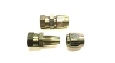 SAE 21 Series 5/8" Hydraulic Hose Coupler/Adapter P7251212S [Lot of 2] NOS