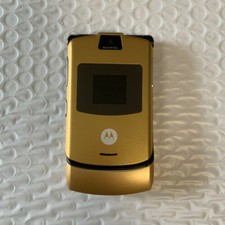 Original Motorola RAZR V3 Unlocked Flip GSM Bluetooth Mobile Phone