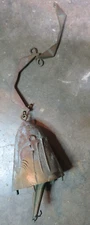 Rare Paola Soleri Cast Bronze Wind Chime / Bell with original, double link