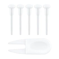 Quacc 6 PCS Yoga Ball Replacement Plugs and Plug Puller Kit Pilates Ball Air ...