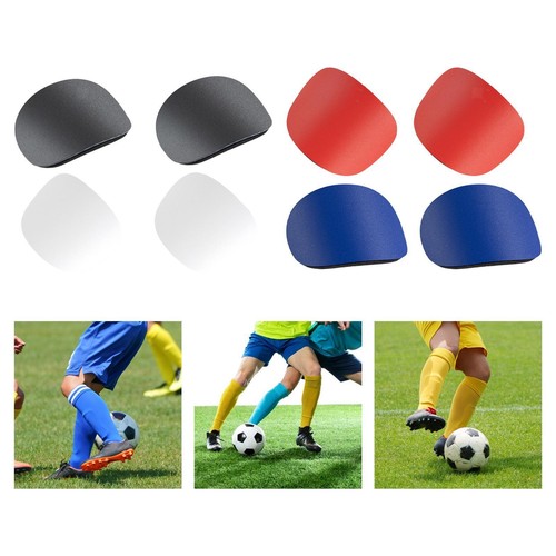 4 Protège-tibias Football Enfant – Jambières Réglables, Coques PP + Mousse EVA, Chaussettes Incluses, Pour Garçons Et Filles