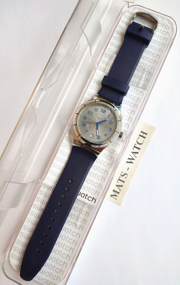 メンズ腕時計 SWATCH SYSTEM51 IRONY YIS409 ブルー YVS485 - BLUE IS ALL - Swatch® Japan