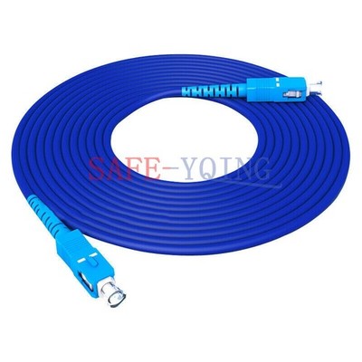 20M SC UPC Fiber Optic Patch Cord Anti rat Armored SM Single 9/125 Fiber Cable #