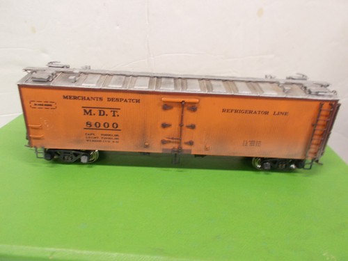 MODELOS OVERLAND # 3249.1~LATÓN~COCHE FRIGORÍFICO COMPUESTO MDT DESGASTADO #8000~ESCALA HO | Condition: New