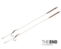 Delphin Vorfach THE END Boilie Rig / 2St., 20Cm/25Lbs/#6