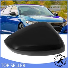 Right Side Glossy Black Mirror Cover Cap Replacement For HONDA ACCORD 2018-2026