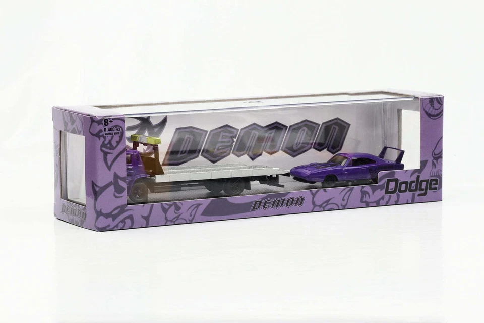 1:64 1970 Dodge L600 & 1969 Dodge Charger Daytona DEMON M2 Machines - Immagine 3 di 3