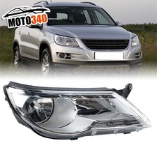 Scheinwerfer Rechts für VW Tiguan 5N 2007-2011 mit Halogen Nebelscheinwerfer