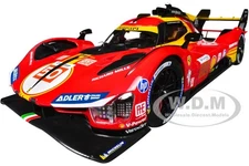FERRARI 499P #50 WINNER "24H LE MANS" (2024) 1/18 DIECAST MODEL BY BBURAGO 16303