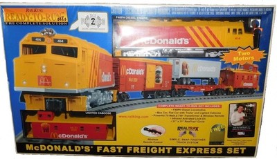 Rare, VINTAGE MTH 30-4042-1 McDonalds Train Set, Protosounds 2.0 DCS *NEW*