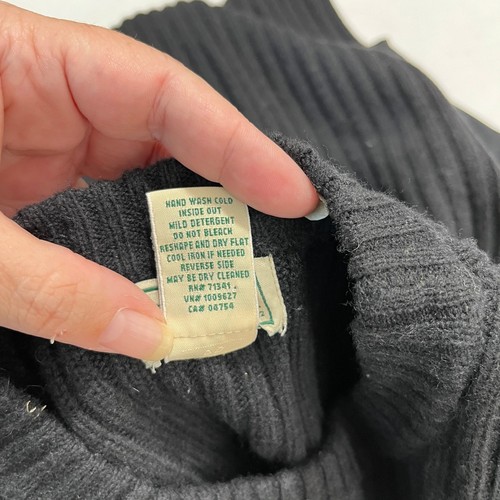 LL Bean Mens M Commando Sweater Merino Wool Militarycore Rugged Heritagewear - Picture 4 of 10