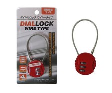 Lock Padlock  Combination Lock Wire Cable for Locker, Backpack  Suitcase Re...