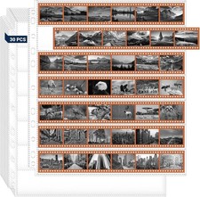 35mm Film Holder 135-7, Pack of 30 Acid Free Film Negative Sleeves, 35mm Negativ
