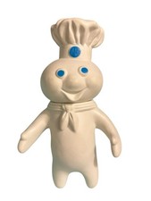 Vintage 1971 Pillsbury Doughboy Poppin' Fresh Swivel Head 7.25" Vinyl Doll