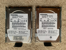 2 x Toshiba HDD2D62 MK1237GSX 120GB 5400 RPM, 2.5" SATA Internal Hard Drive x 2