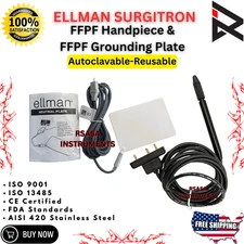 Ellman Surgitron FFPF Handpiece and Grounding Plate Antenna Electrosurgical CE