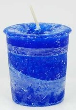 Crystal Journey Good Health Herbal Votive Blue Candle Reiki Charged Healing