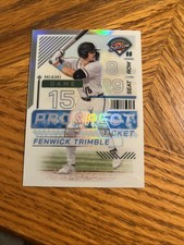 2024 Panini Prospect Edition - Fenwick Trimble #105 Silver Prizm