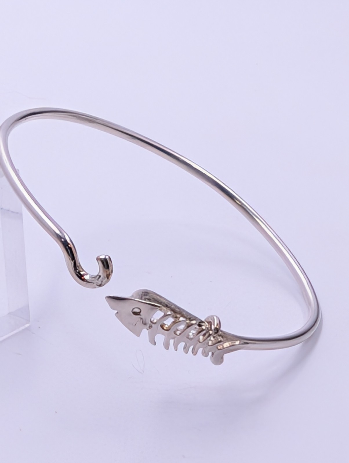 LeStage? Unsigned Sterling Silver Fishbones Hook … - image 9